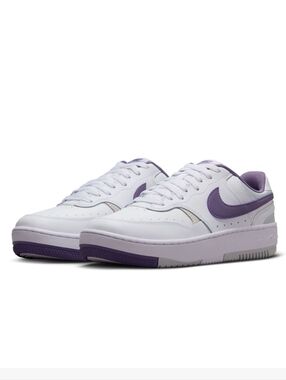 New Nike White/Purple Gamma Force Trainers Shoes